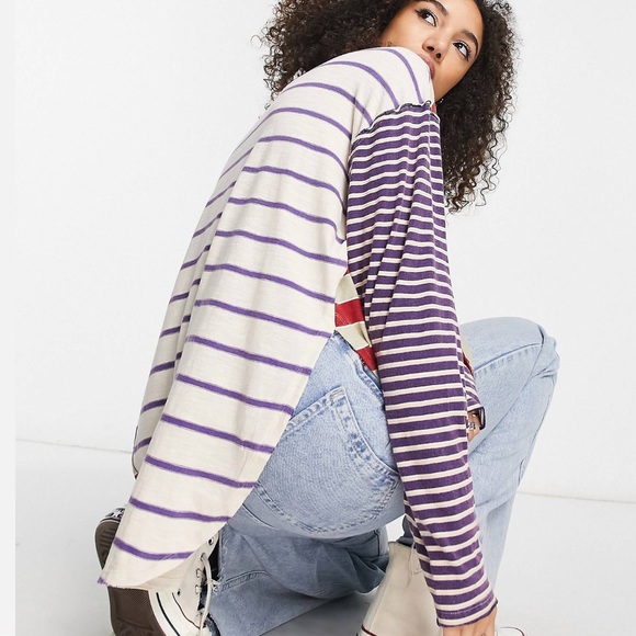 NWT Free People | Stripey Prep T-Shirt | XS - Picture 4 of 16